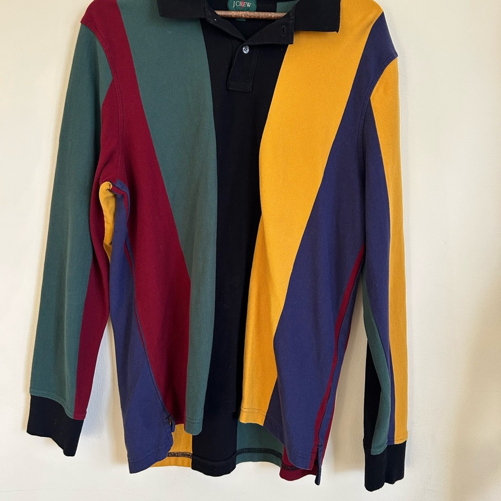 J. Crew Multicolor Men's Polo - Size Large